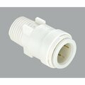 Watts Aqualock 3/8 In. CTS x 3/8 In. MPT Quick Connect Plastic Connector 959033